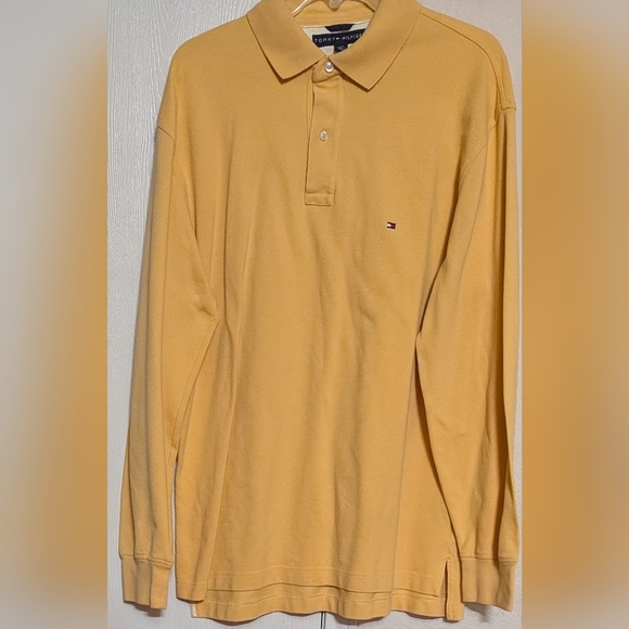 Tommy Hilfiger Other - Tommy Hilfiger Regular Long Sleeve Polo Shirt Size L Like New MSRP $99.50